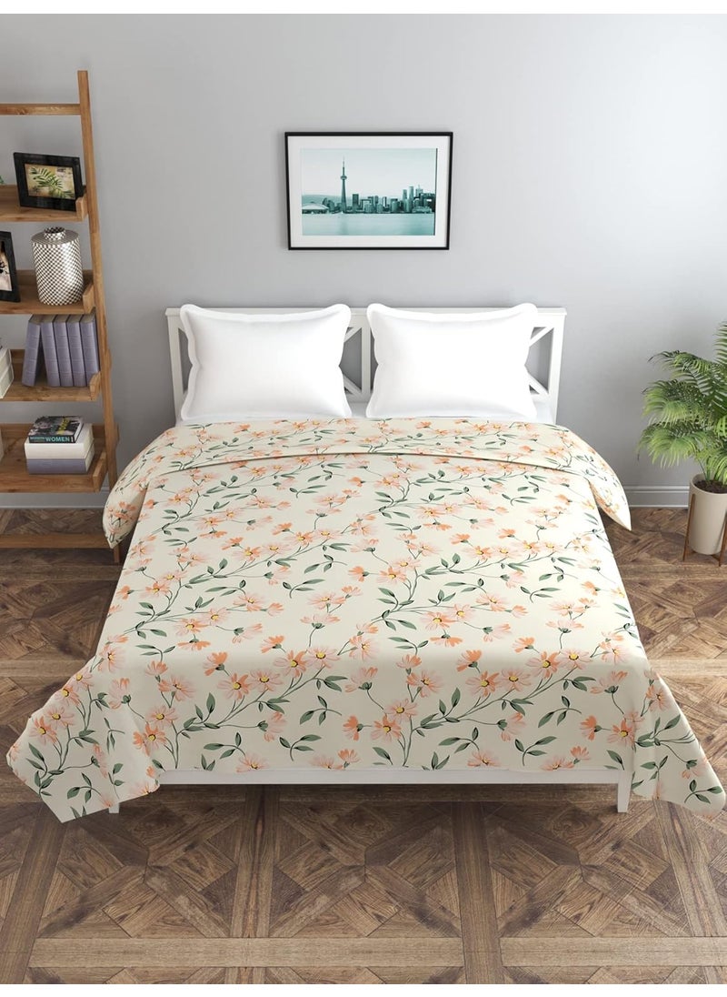 BREVARD Glacecotton DoubleDuvet CoverRajai CoverBlanket Cover with Zipper 90x100 IncheLight Blue