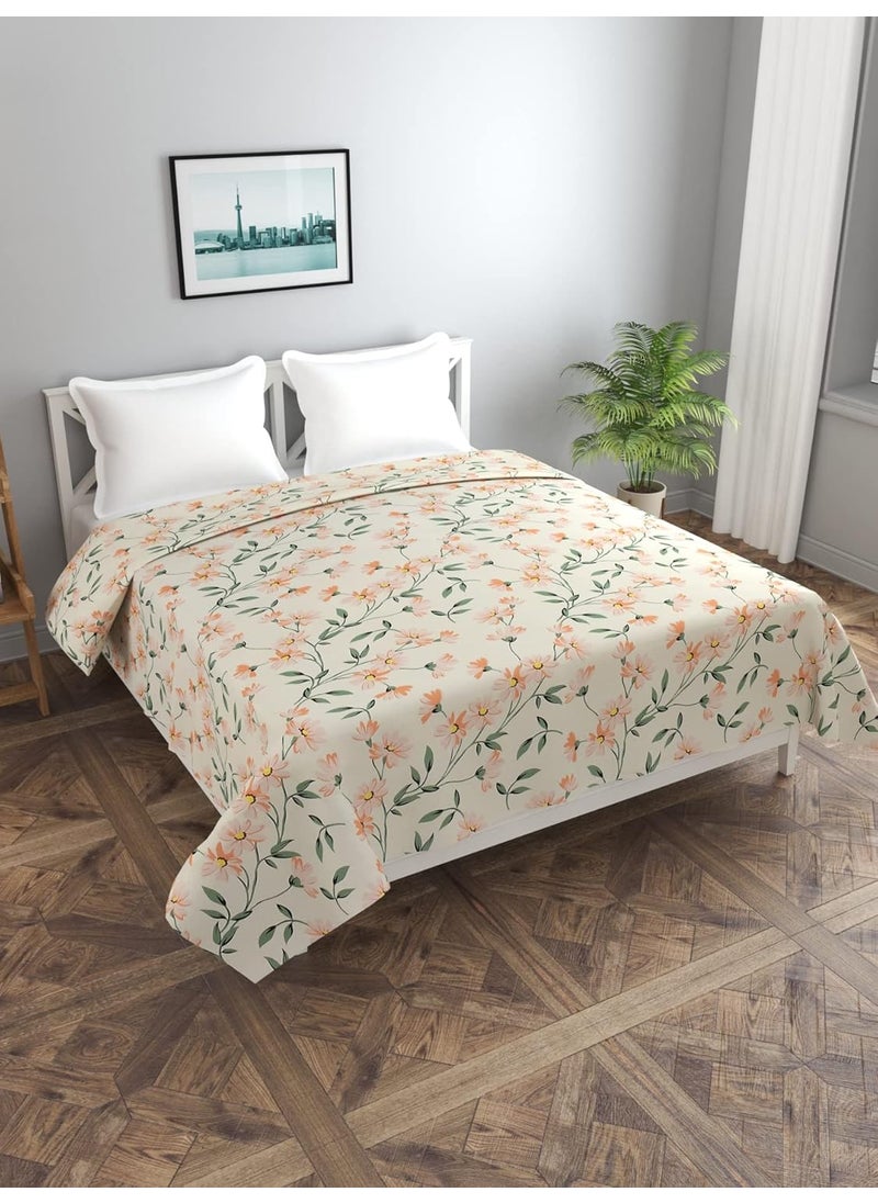 BREVARD Glacecotton DoubleDuvet CoverRajai CoverBlanket Cover with Zipper 90x100 IncheLight Blue