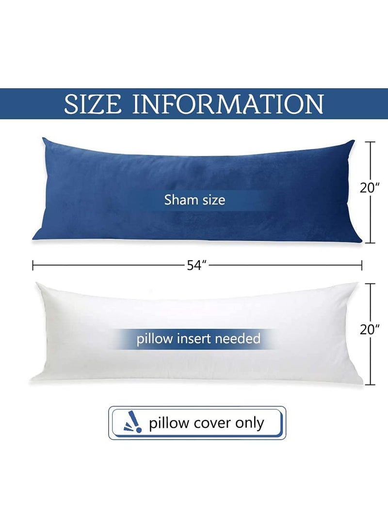 Brownmonkey Ultra Soft Velvet Body Pillow CoverCase Pillowcase with Hidden Zipper Zippered Body Pillow Case Black 1