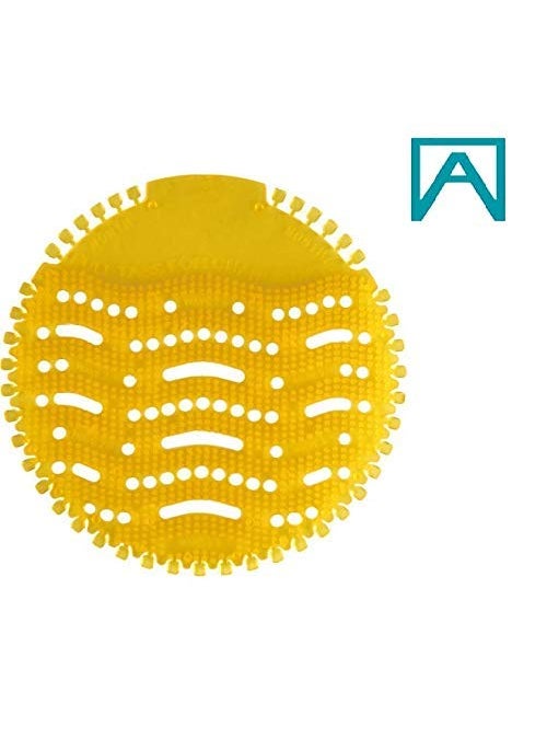 Amigos Store Urinal Screen Mat Mat Lemon 100 Pcs Set Exciting New Fragrances Which Last for 30 Days