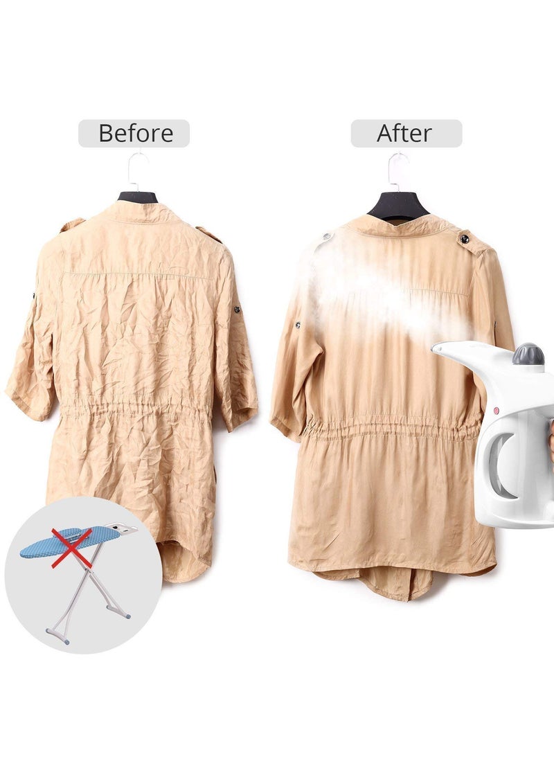 kriya 4 in 1 Steamer for Facial Handheld Garment for Clothes Portable Fabric Steam Brush Facial Steamer