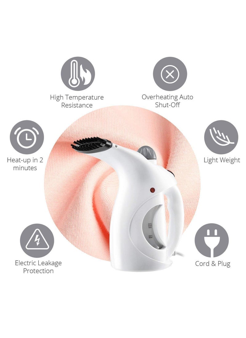 kriya 4 in 1 Steamer for Facial Handheld Garment for Clothes Portable Fabric Steam Brush Facial Steamer