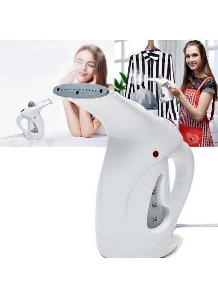 kriya 4 in 1 Steamer for Facial Handheld Garment for Clothes Portable Fabric Steam Brush Facial Steamer