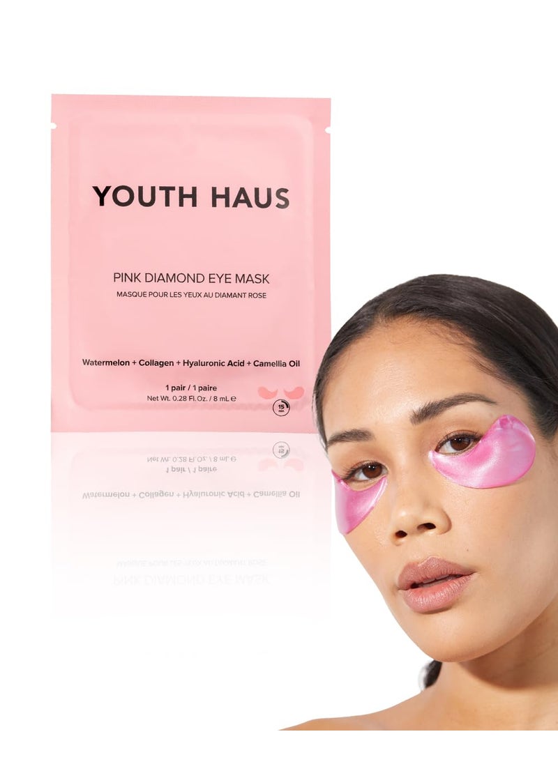 Skin Gym Youth Haus Eye Mask Skincare - Soothing, Anti Aging, Depuffing, and Anti Wrinkle Eye - Care Under Eye Patches for Puffy Eyes, Fatigue and Stress Relief