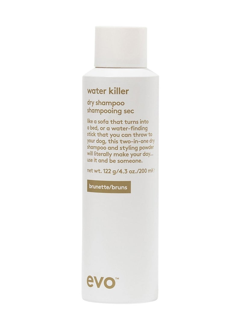 Evo- water killer dry shampoo brunette 200ml