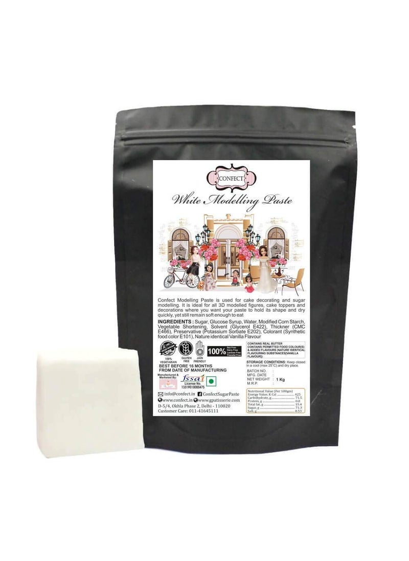 Confect White Modelling Paste 1Kg