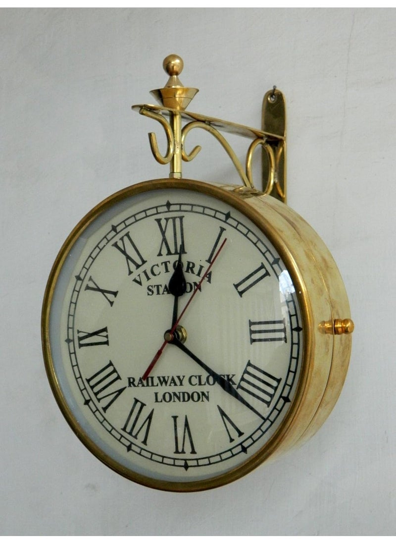 tucasa 6 Double Sided Victorian Style Station Clock