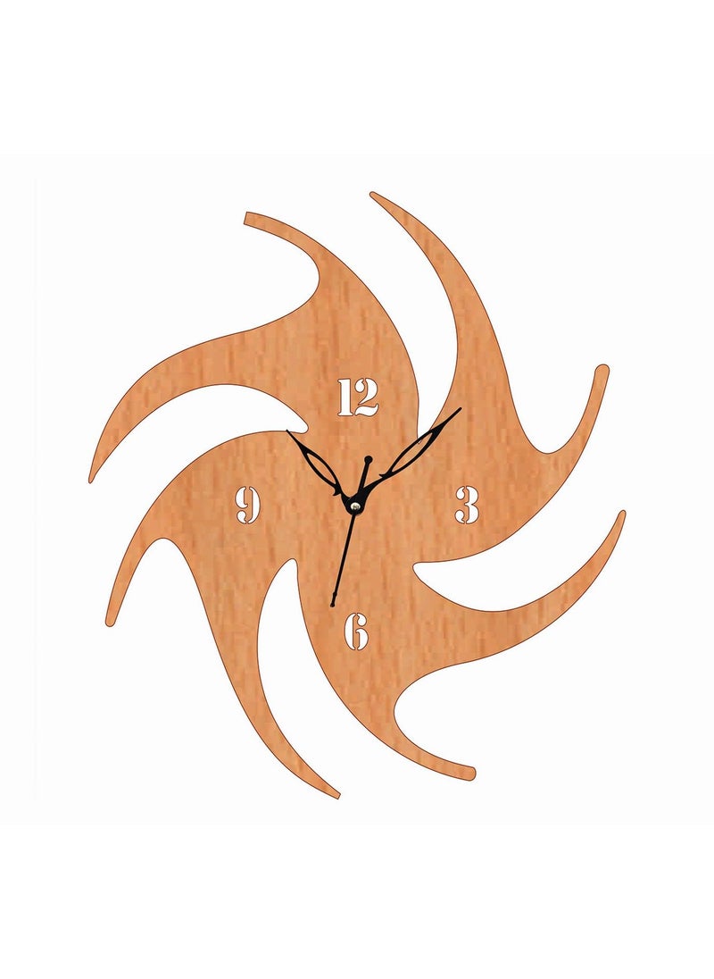 ADK Antique Big Size Hanging Roman Number Watch for Living Room Bedroom Office Decorative Wall Clock for Home Decor 30x30 cm Wooden Brown 52
