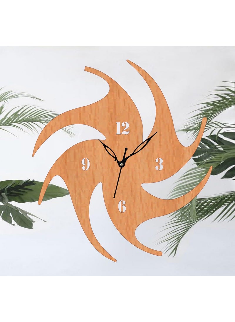ADK Antique Big Size Hanging Roman Number Watch for Living Room Bedroom Office Decorative Wall Clock for Home Decor 30x30 cm Wooden Brown 52