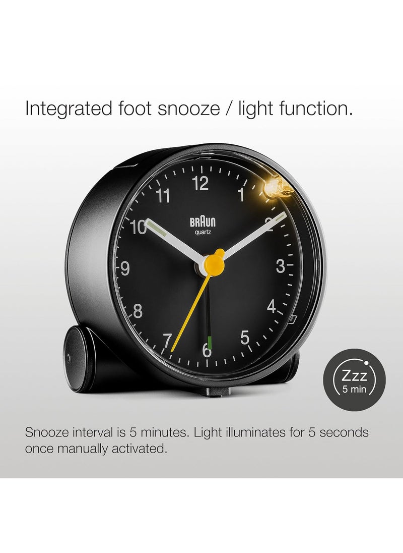 Braun Classic Analogue Alarm Clock BC01B