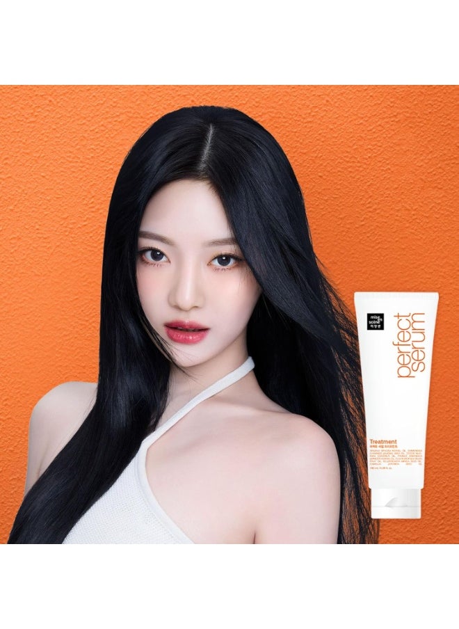 Mise En Scene Perfect Serum Treatment | 𝗞𝗼𝗿𝗲𝗮𝗻 𝗛𝗮𝗶𝗿 𝗠𝗮𝘀𝗸 for Hair Coating Effect, Treatment at Home Care, Wash off Nutritient conditioner, 11.15 Fl. Oz.(330ml)