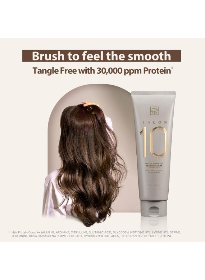 Mise En Scene Salon 10 Protein Treatment for Severe Damaged Hair - Low Porosity Hair Care, Deep conditioner with Floral Fragrance, 10-Second Protein Recover, Korean hairproduct 8.45 Fl. Oz. (250ml)