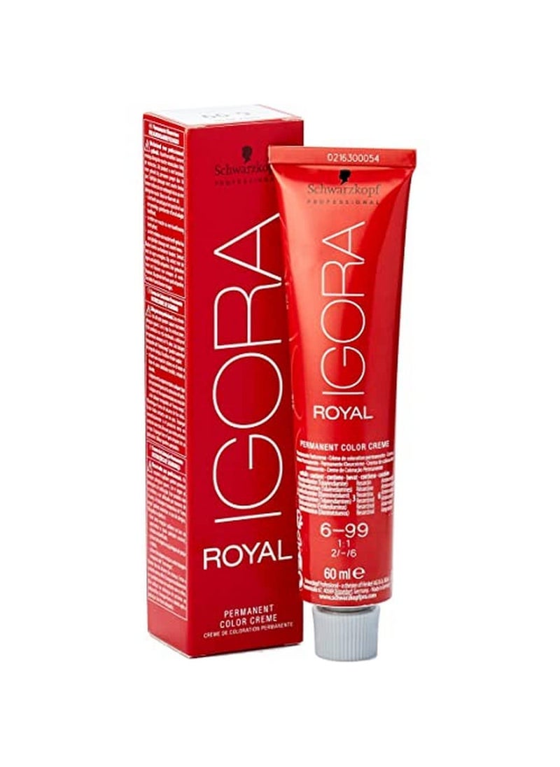 Schwarzkopf IGORA ROYAL 6-99 Dark Blonde Violet Extra 60ml