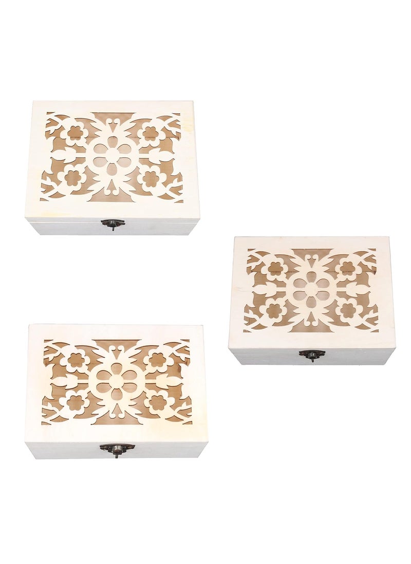 Jades GemmaWooden Gift Box or Trousseau Set of 3