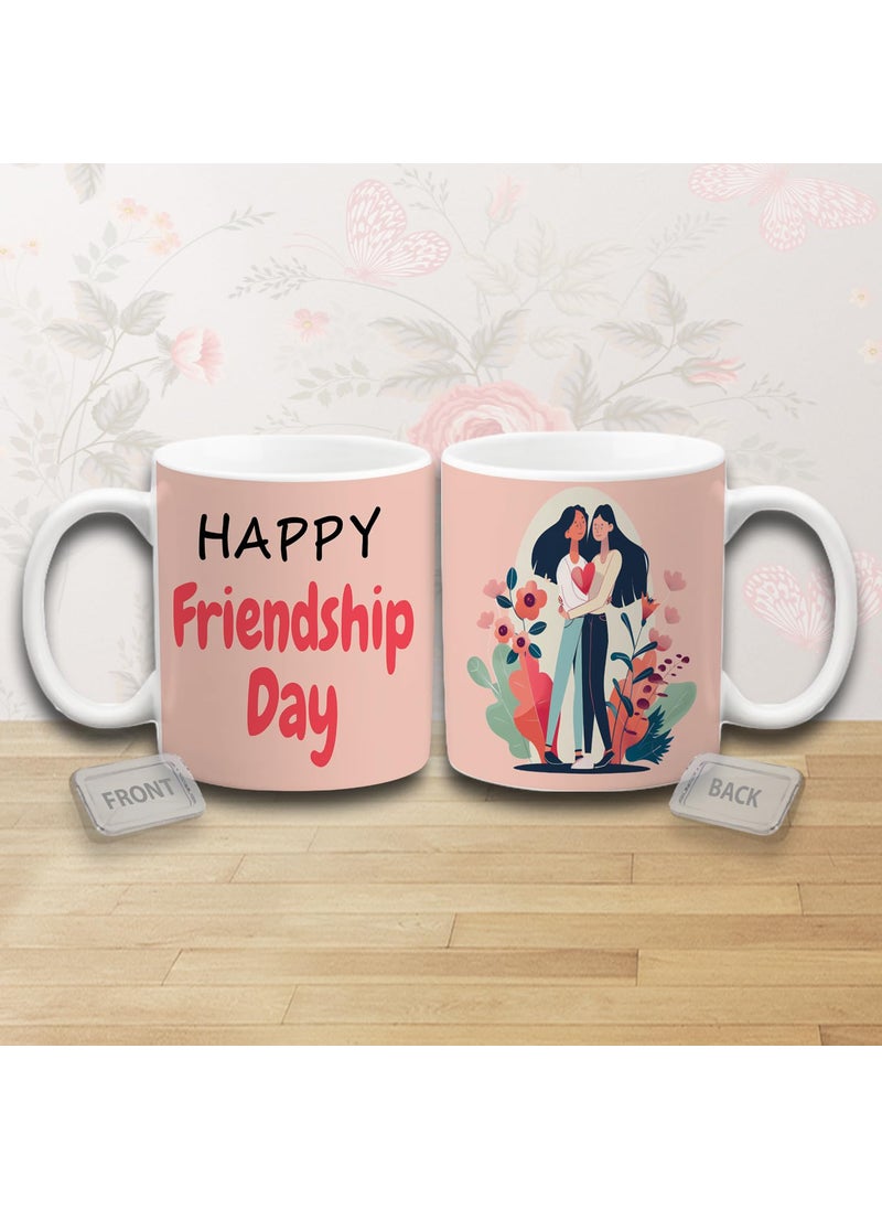 iinfinize Friends Forever Girls Printed Gift Set Happy Friendship Day Combo Set for Girls Best Friend Microwave Safe Beautiful Text