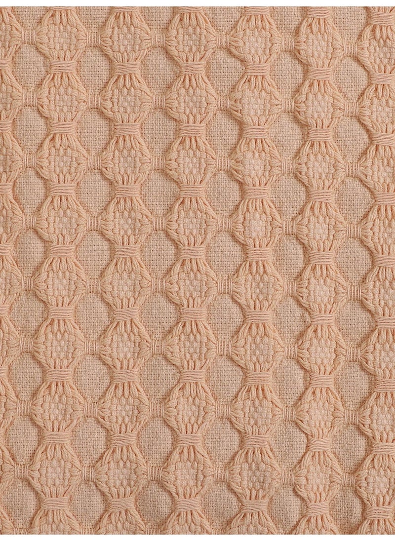 Jamio Firati Textured Waffle Coral Solid Design Cotton Diwali Gift Sets