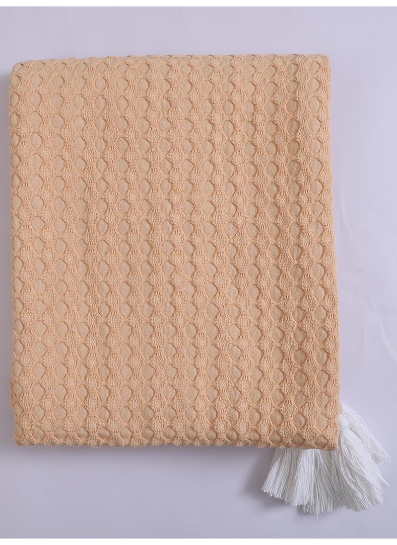 Jamio Firati Textured Waffle Coral Solid Design Cotton Diwali Gift Sets