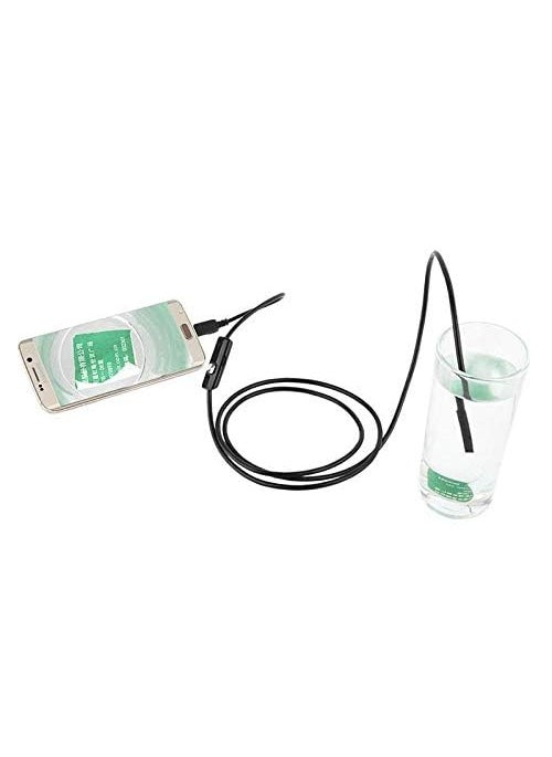 Maizic Smarthome 55mm Endoscope Camera Wired Endoscopic 720p IP67 Waterproof 6 LED borescope Camera 2M Cable Control Button to Capture ImageVideo 640 480 Resolutions