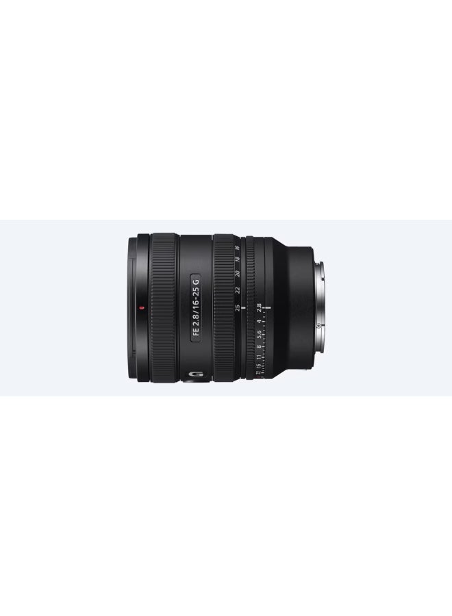 Sony 16-25mm lens Black