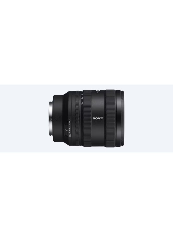 Sony 16-25mm lens Black