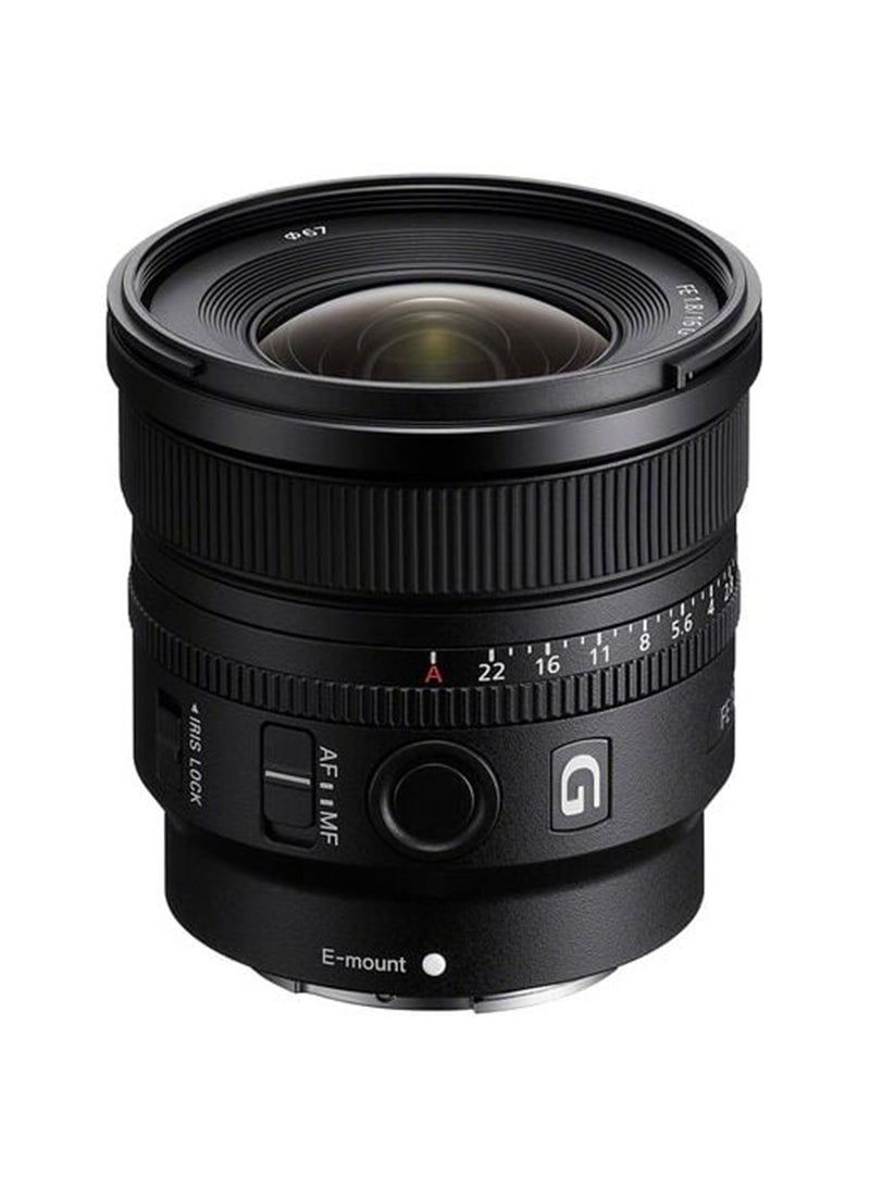 FE 16mm f/1.8 G Ultra-Wide Prime Lens for Full-Frame E-Mount Mirrorless Cameras Black