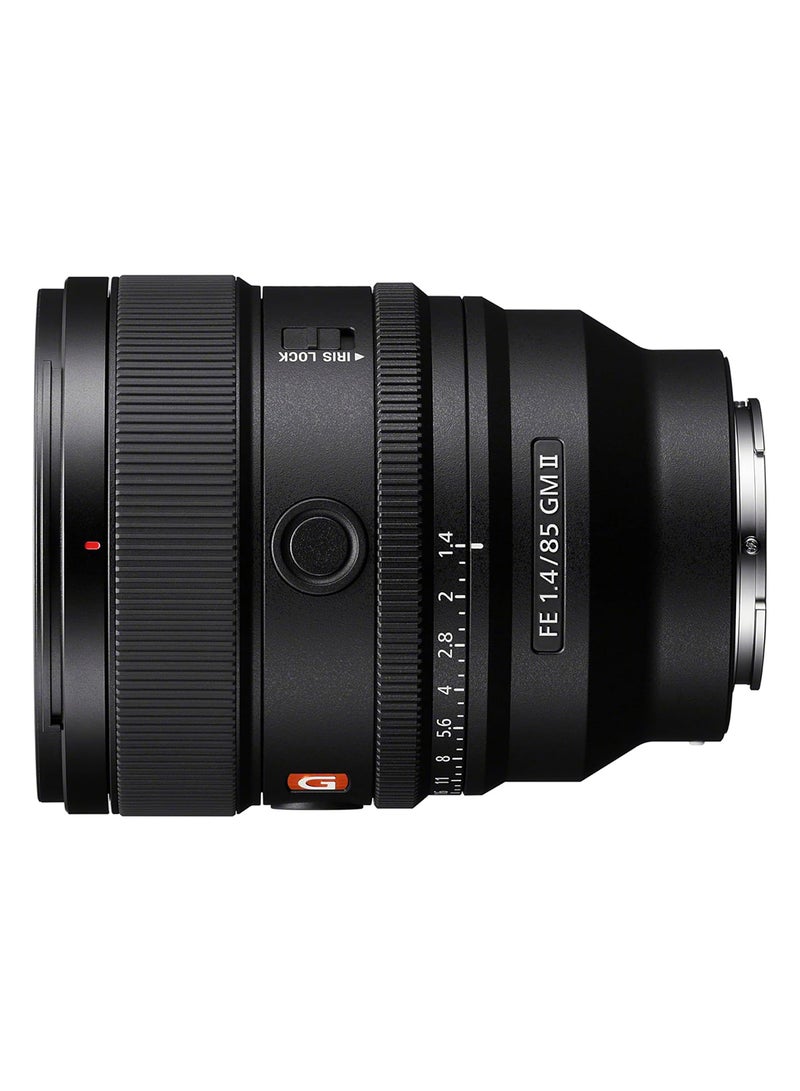 FE 85mm F1.4 GM II Lens – Full-Frame E-Mount, G Master Series, Large Aperture Telephoto Prime for Mirrorless Cameras Black
