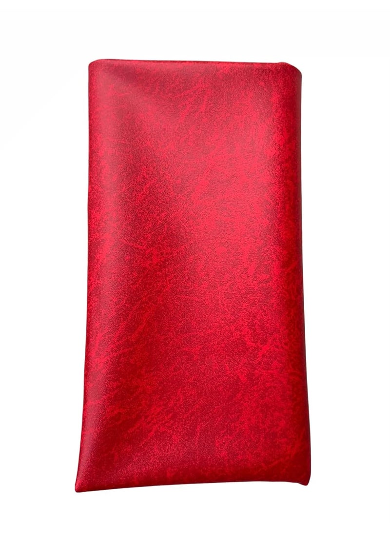 Baby Rexine Sheet for Bed Crib Waterproof XLarge 140X200CM RED