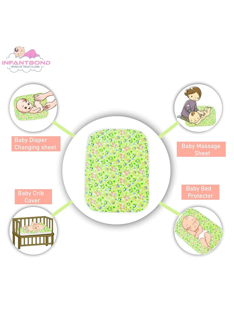 Infantbond Waterproof Baby Bed Massager Bed Dry Sheets Mattress Protector 03 Months Pack of 12 44CM50CM