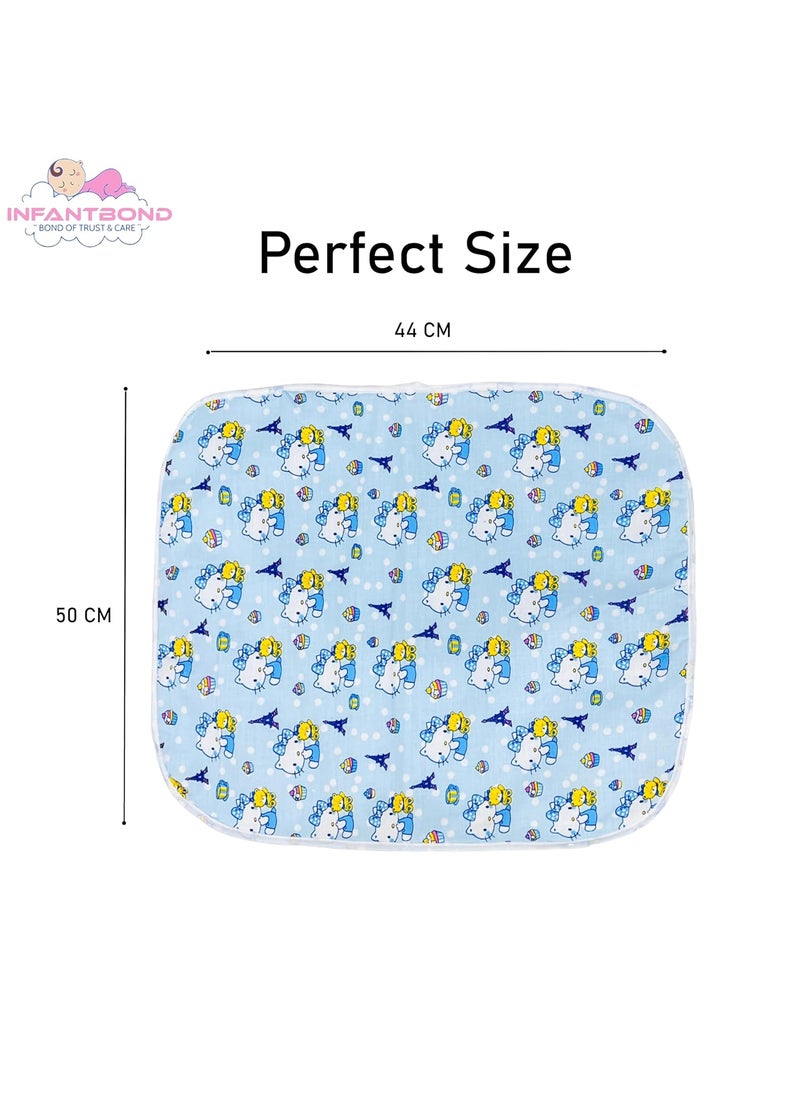 Infantbond Waterproof Baby Bed Massager Bed Dry Sheets Mattress Protector 03 Months Pack of 12 44CM50CM