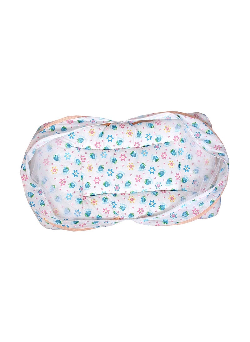 Toddylon Baby Bed New Born Baby Bedding Set Combo of Baby Mattress with Mosquito Net Sleeping Bags Cotton Beds Carry Bag Unisex Infants 06 Months 2PCS Set