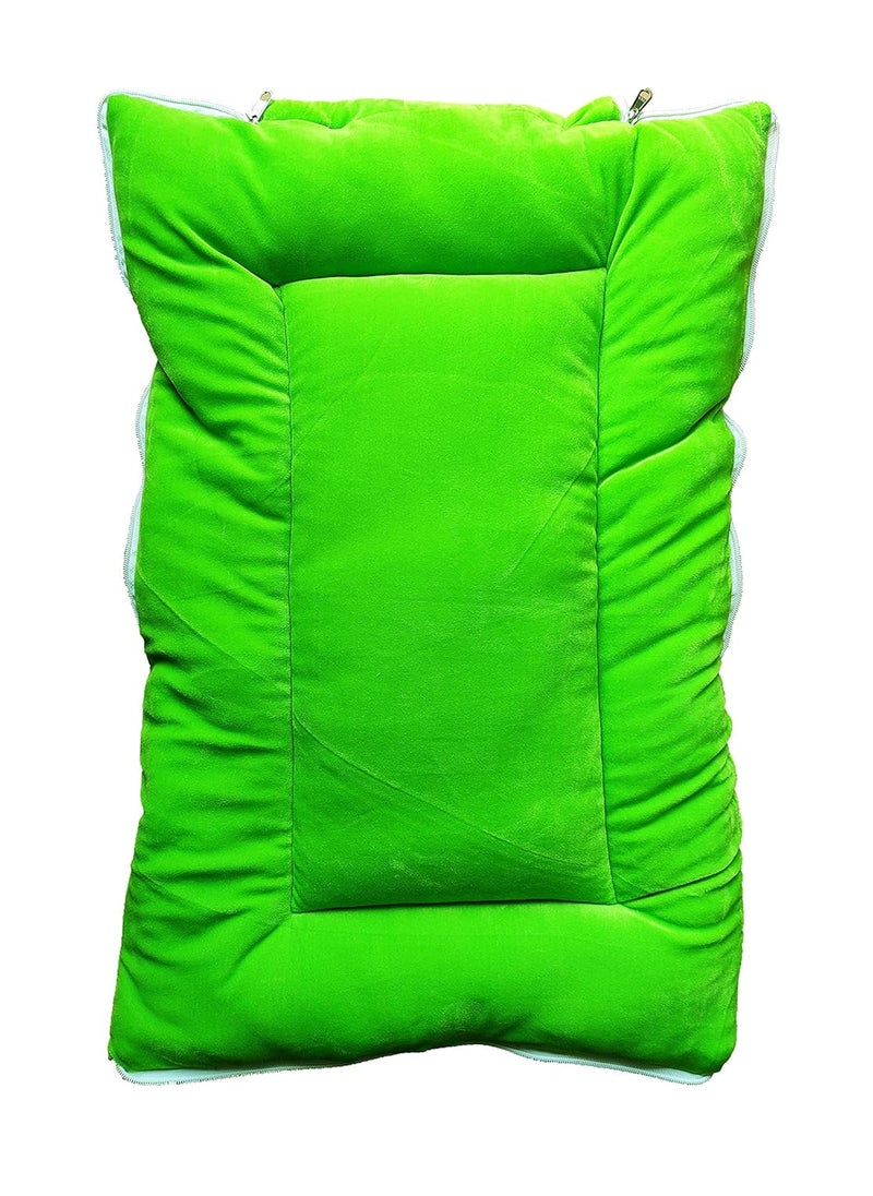 MOM SON 2 in 1 Babys SleepingBedcum Bag and Carry Bag 06 Month Green