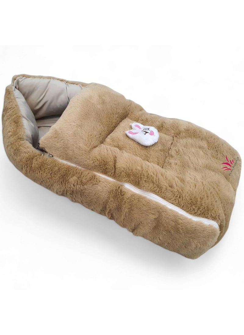 FinchGold Baby Sleeping Bag 06 Months Coffee