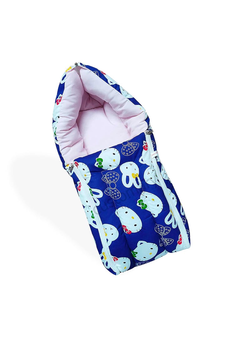 CUSTOMARY New Born Baby Mattress with Mosquito Net Sleeping Bag Combo Gift Set