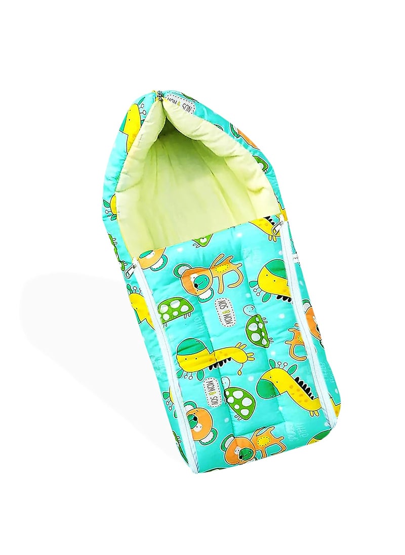MOM SON New Born Baby Mosquito Net Baby Sleeping Bag Baby Mattress with NetBaby Combo Gift Set for 06 Months Pack of 2