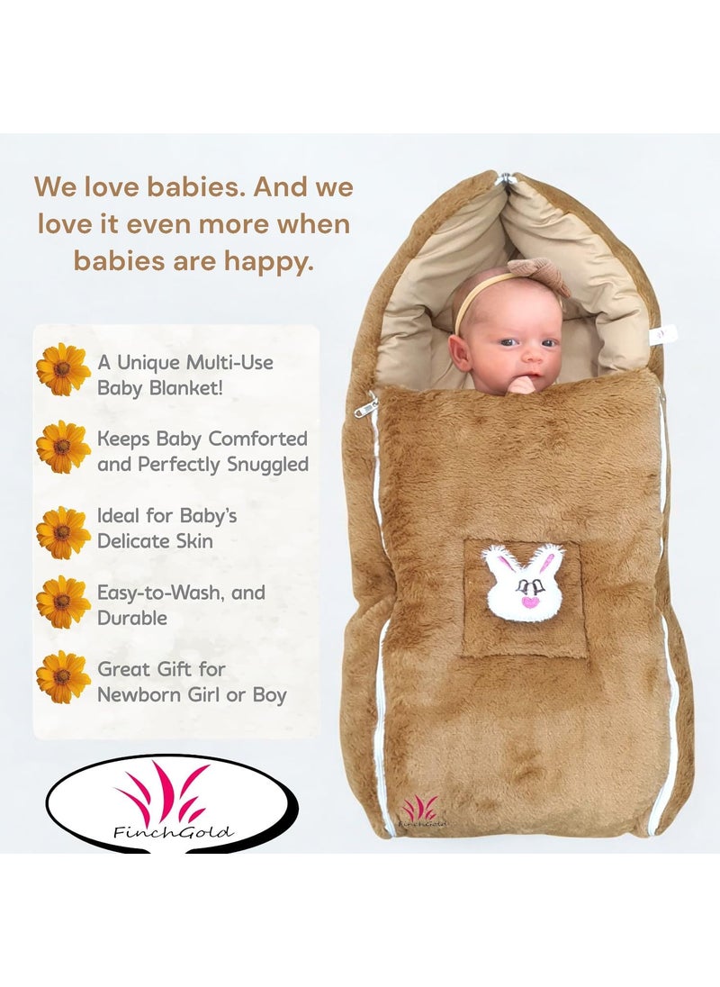FinchGold Baby Sleeping Bag 06 Months Brown
