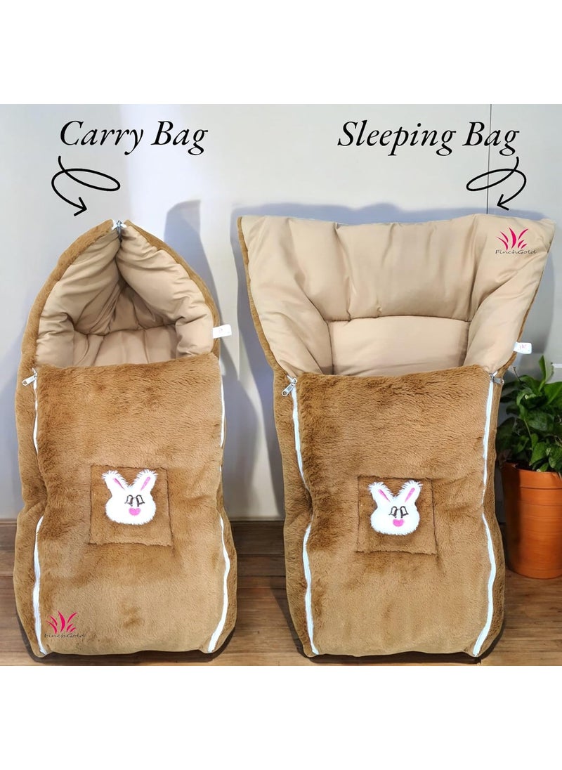 FinchGold Baby Sleeping Bag 06 Months Brown