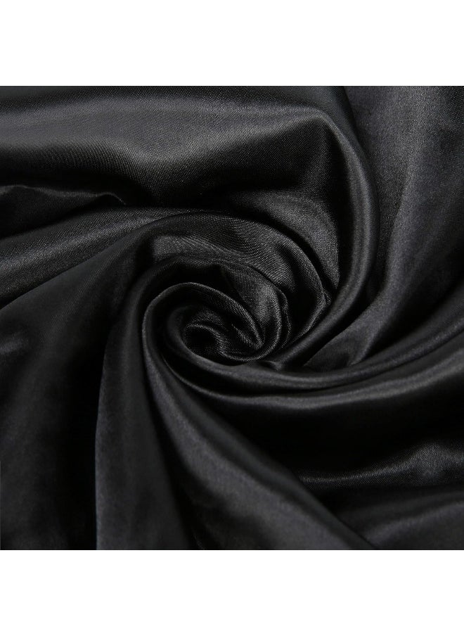 (Satin Back Baby Blanket, Black) - Pro Goleem Baby Minky Dot Blanket with Satin Backing for Boys and Girls (Black, 30'' x 40'')