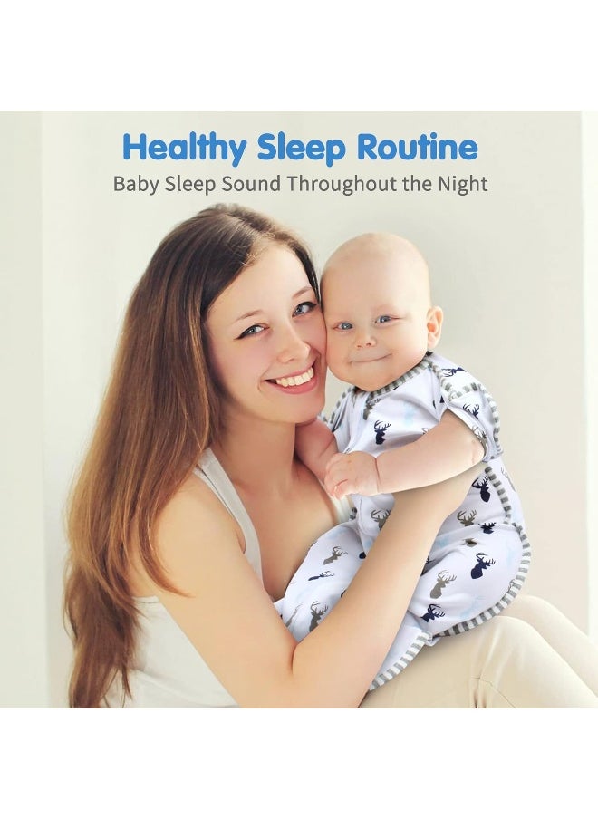 Transition Swaddle, Baby Sleep Sack 3-6 Months Arms up Swaddle 2-Way Zipper 100% Cotton Arms in/out, 0.8 Tog Baby Swaddle Sleep Sack for Boy Girl, 2-Pack Transitional Swaddle Sack (Medium 14-20lbs)