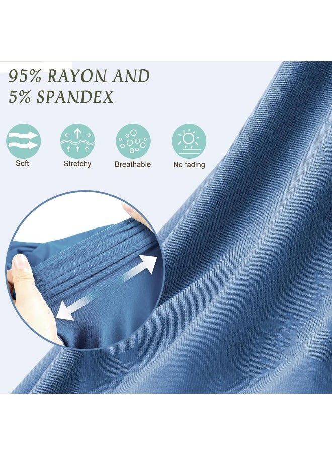 OWLOWLA Newborn Swaddle Set Stretch Wrap Swaddle Receiving Blanket for Baby Boy Girl