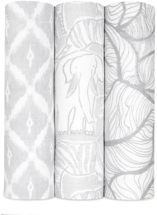 Aden + Anais - Silky Large Swaddles Pack of 3 - Culture Club