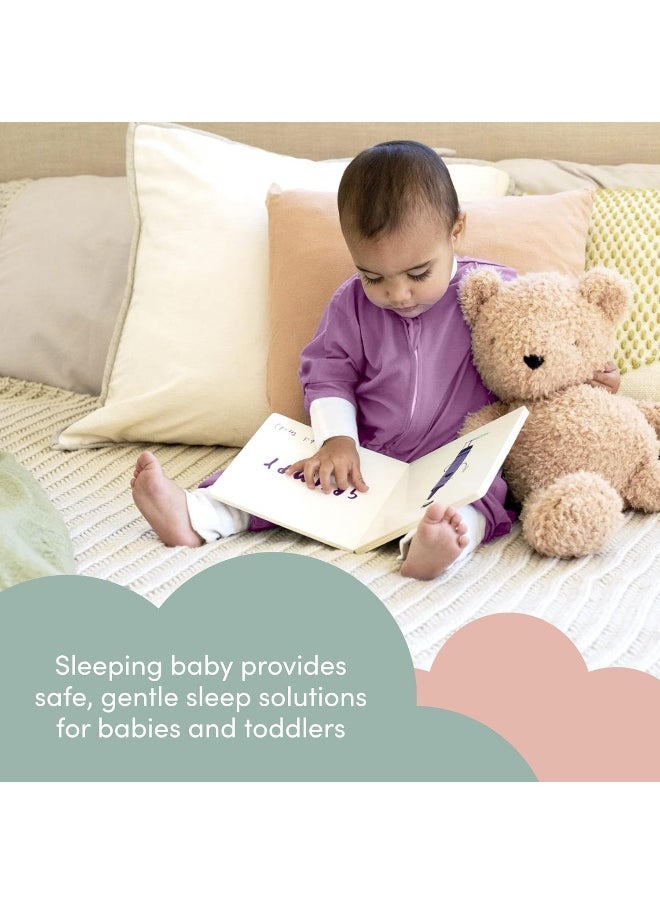 SleepingBaby - Flying Squirrel Wearable Blanket with No-Slip Cuffs for Toddlers - Comfortable Sleepwear - Lavender - 4-5T