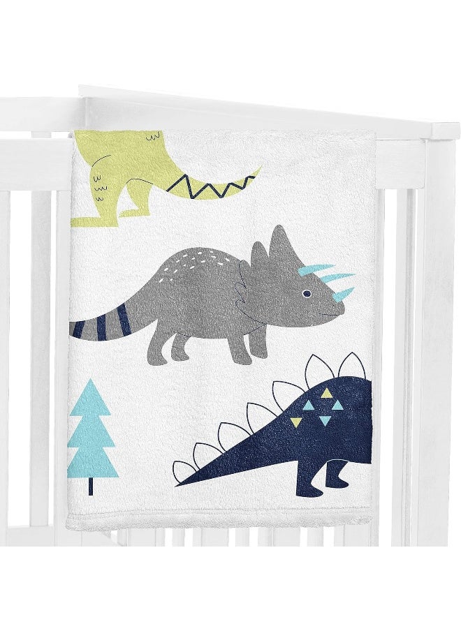 Sweet Jojo Designs Mod Dino Boy Milestone Blanket Monthly Newborn First Year Growth Mat Baby Shower Memory Keepsake Gift Picture