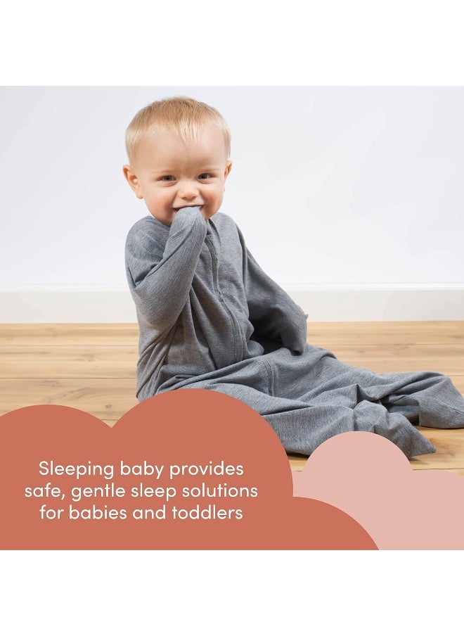 SleepingBaby Zipadee-Zip Transition Swaddle - Fleece Baby Sleep Sack with Zipper