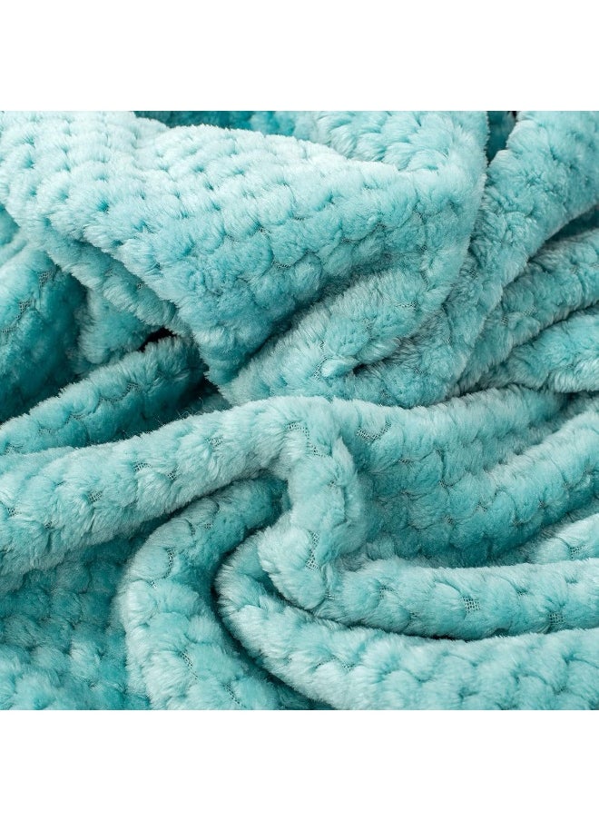 Soft Warm Cozy Coral Fleece Toddler, Infant or Newborn Receiving Blanket for Crib, Stroller, Travel, Decorative