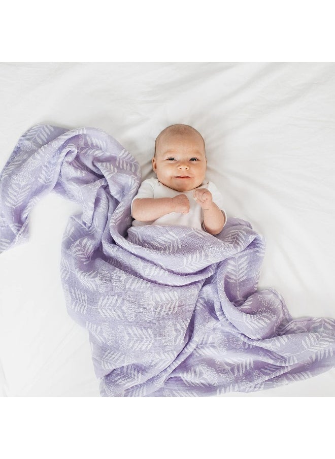 aden + anais Essentials Swaddle Blanket, Muslin Blankets for Girls & Boys, Baby Receiving Swaddles, Newborn Gifts, Infant Shower Items, Toddler Gift, Wearable Swaddling Set, 4 Pack, Damsel