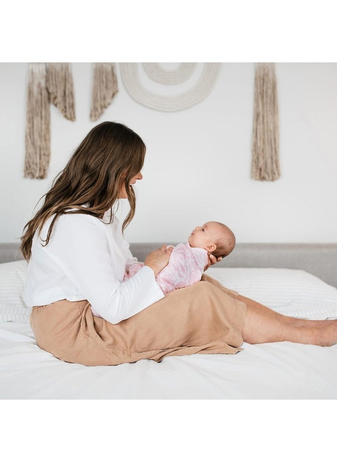 aden + anais Essentials Swaddle Blanket, Muslin Blankets for Girls & Boys, Baby Receiving Swaddles, Newborn Gifts, Infant Shower Items, Toddler Gift, Wearable Swaddling Set, 4 Pack, Damsel