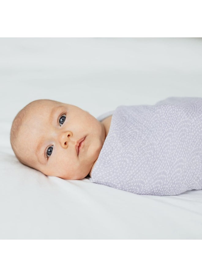 aden + anais Essentials Swaddle Blanket, Muslin Blankets for Girls & Boys, Baby Receiving Swaddles, Newborn Gifts, Infant Shower Items, Toddler Gift, Wearable Swaddling Set, 4 Pack, Damsel