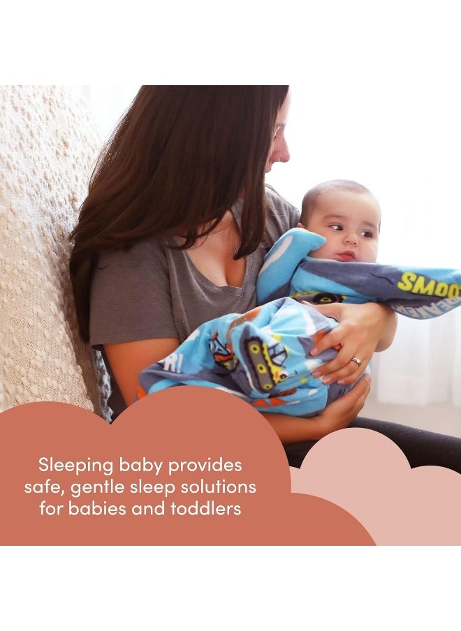 SleepingBaby Zipadee-Zip Transition Swaddle - Fleece Baby Sleep Sack with Zipper