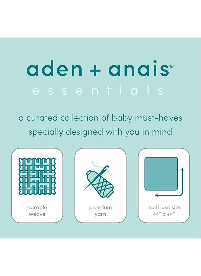 aden + anais Essentials Dream Blanket, Muslin Baby Blankets for Girls & Boys