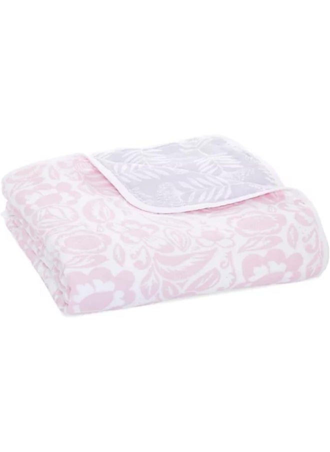 aden + anais Essentials Dream Blanket, Muslin Baby Blankets for Girls & Boys, Ideal Lightweight Newborn Nursery & Crib Blanket, Shower & Registry Gift, Damsel - Savoy